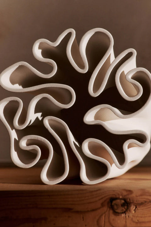 Vase - Dedali M Off-White