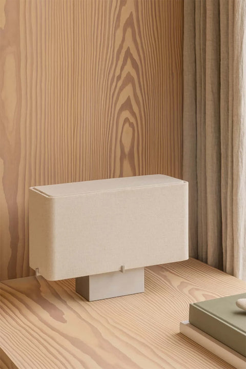 Bordlampe - Nonna H24cm Aluminium/Sand