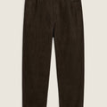 Bolina Aiayu Coco corduroy pants in smokey brown with a relaxed straight-leg fit and elasticated waistband.