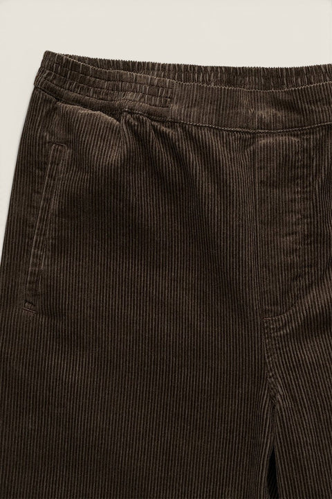 Bolina Aiayu Coco corduroy trousers in smokey brown with an elasticated waistband and side pockets
