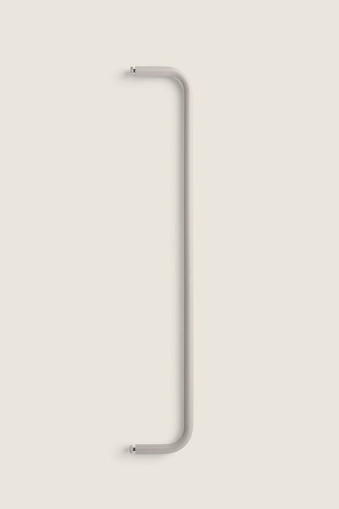 Bolina beige metal clothes rail for 58cm String System shelving unit, minimalist design for hanging storage