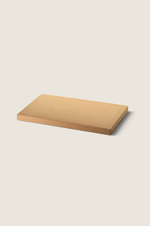 Bolina rectangular cork trivet for String System shelving, natural brown heat-resistant kitchen accessory