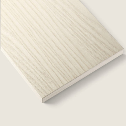 Bolina String System ash wood shelf board with clear lacquer finish, 78x20 cm rectangular design