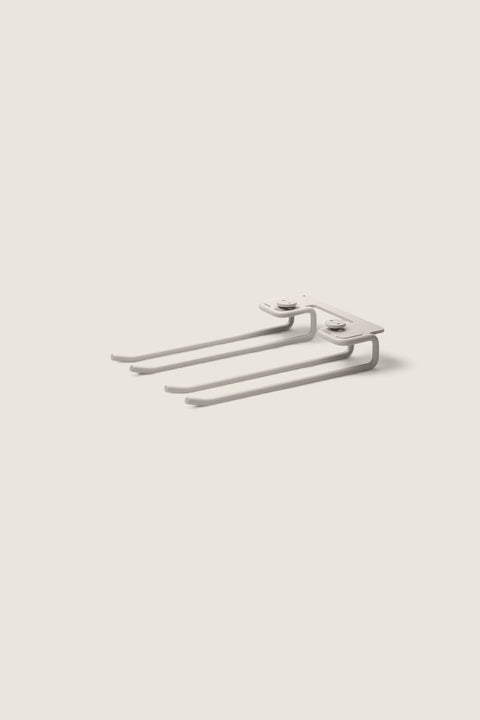 Bolina String System beige glass hanger accessory for shelving units, 14x20 cm, 2-pack set