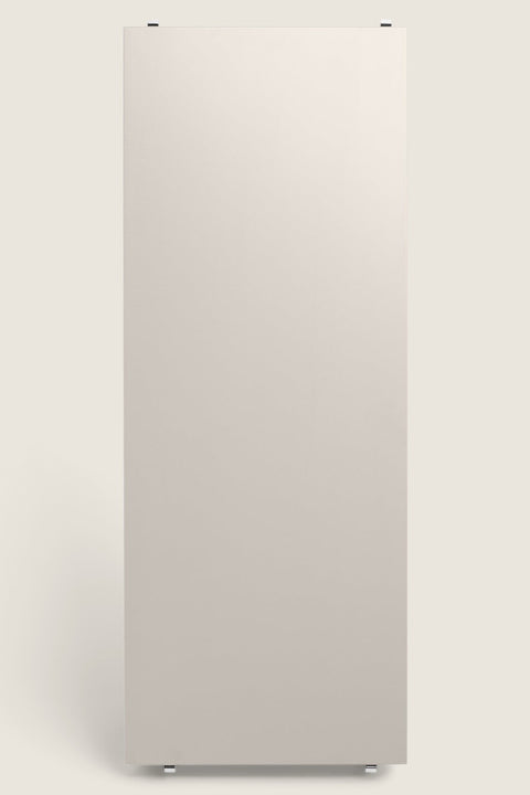 Bolina String System beige lacquered MDF shelf plate measuring 78x30 cm for modular wall shelving units.