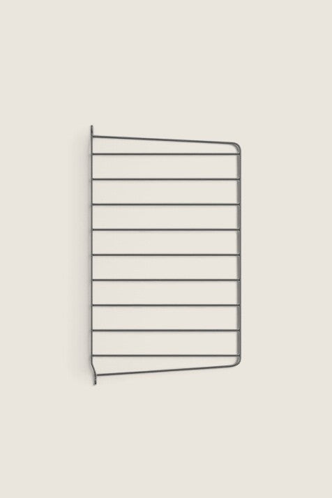 Bolina String System dark grey wall panel for shelving, 50x30 cm metal wire frame for modular storage