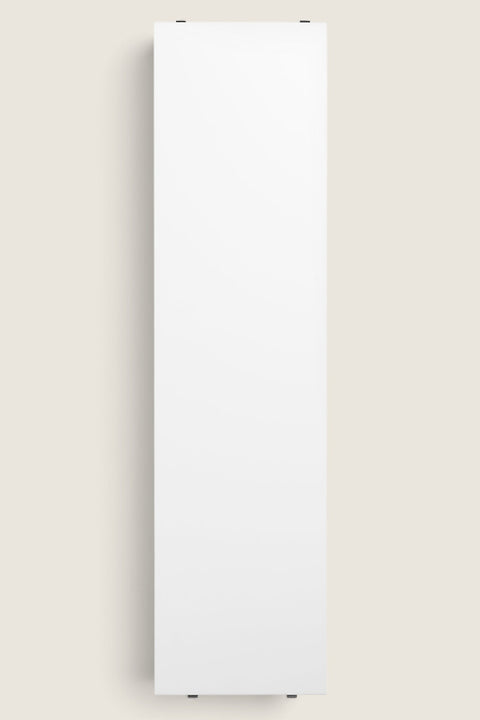 Bolina String System white lacquered MDF shelf board, 78x20 cm, designed for flexible modular shelving units.