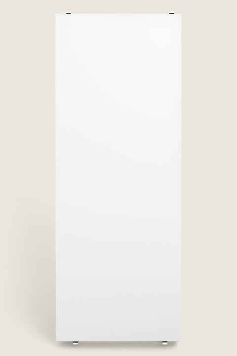 Bolina String System white lacquered MDF shelf plate measuring 78x30 cm for modular wall shelving units