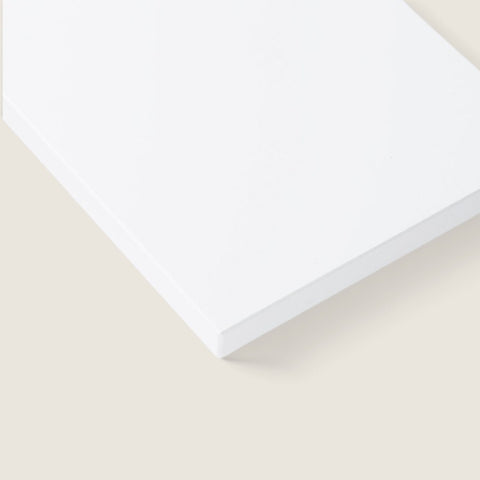 Bolina String System white wooden work desk shelf measuring 78x58cm for modular shelving units