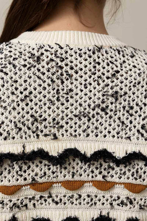 Cardigan - Cecilia LS Cardigan Scallop