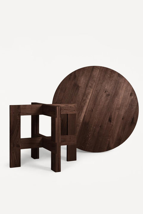 Spisebord - Farmhouse Table Round Dia120cm Dark Oak