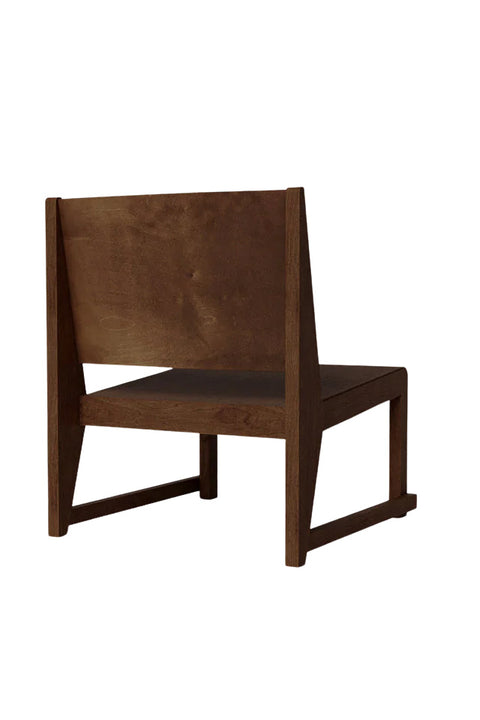 Lenestol - Easy Chair 01 Dark Brown Birch