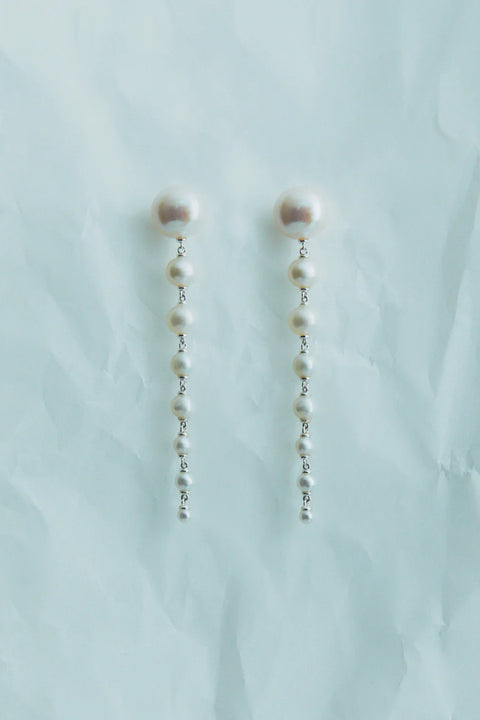 Øredobber - Lumora Chandelier Earrings Silver