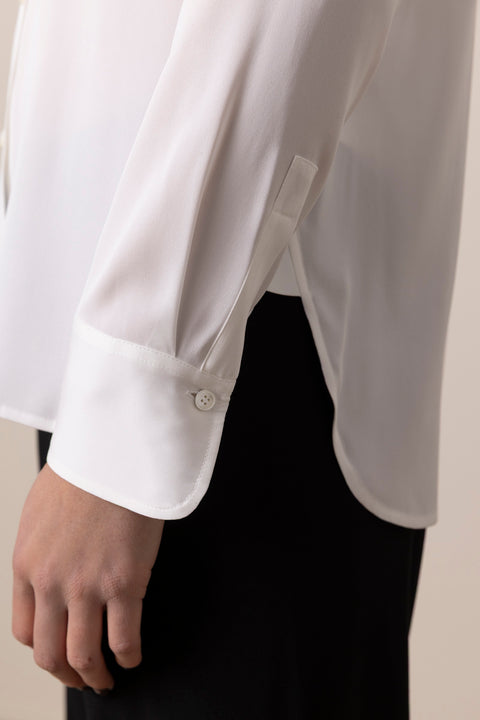 Bluse - Slim Fitted Blouse Optic White