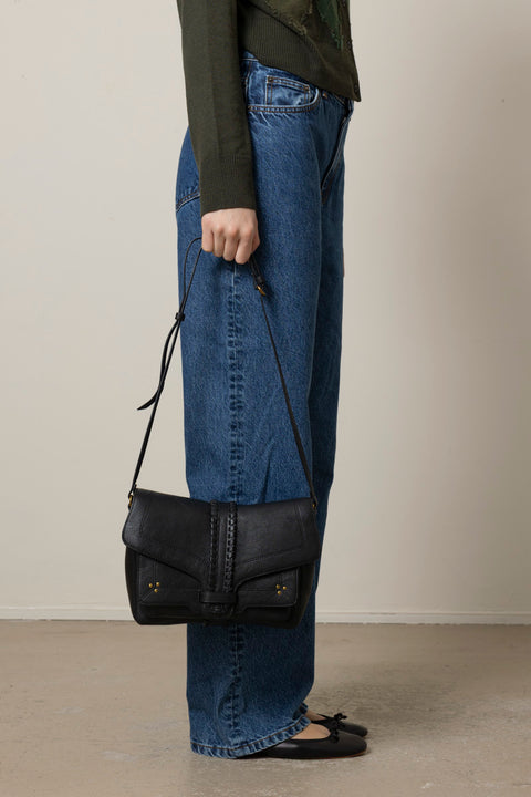 Veske - Harry M Goatskin Noir Graine