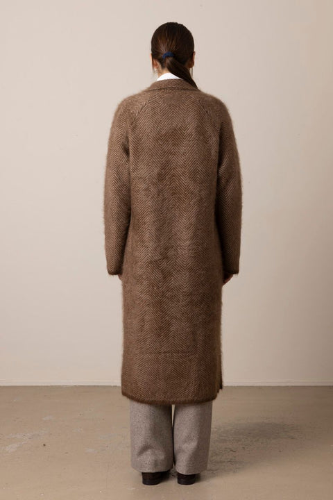 Jakke - Grizzly Double Breasted Coat Chestnut/Taupe