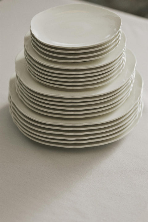 Tallerken - Silhouette S White