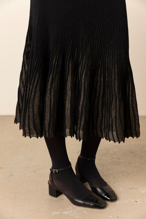 Skjørt - Vera Midi Skirt Noir