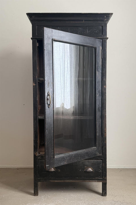 Vitrineskap - Single Door Glass Vitrine Cabinet