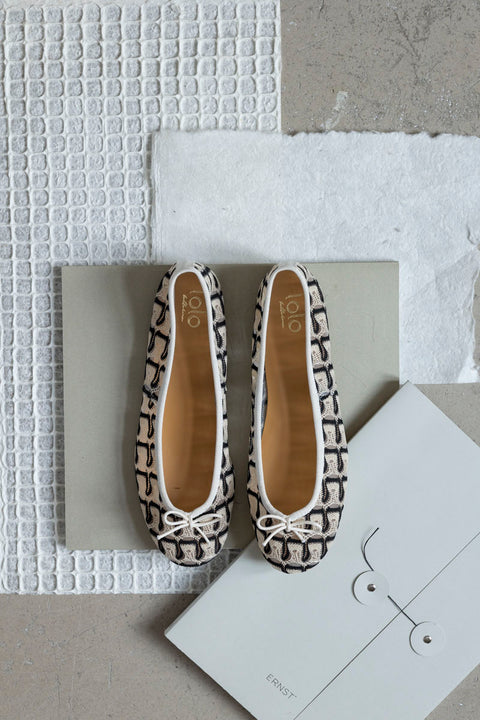 Ballerina - Capri Mesh Voile Beige