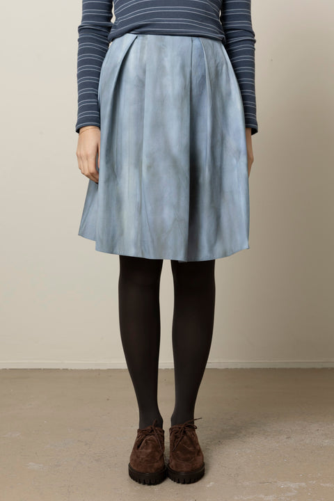 Skjørt - Pleated Below Knee Skirt