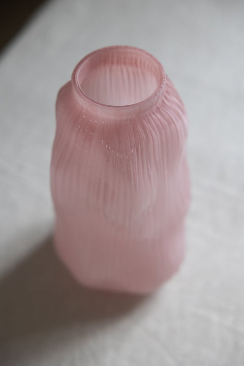 Vase - Glass H24cm Rosa