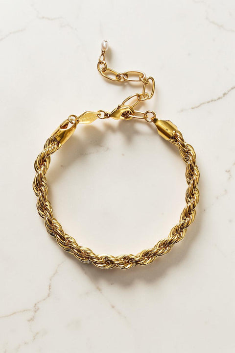 Armbånd - Golden Rope Gold