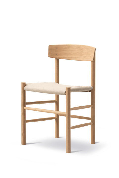 Spisestuestol - J39 Modell 3339 Lys Oljet Eik Canvas Natural