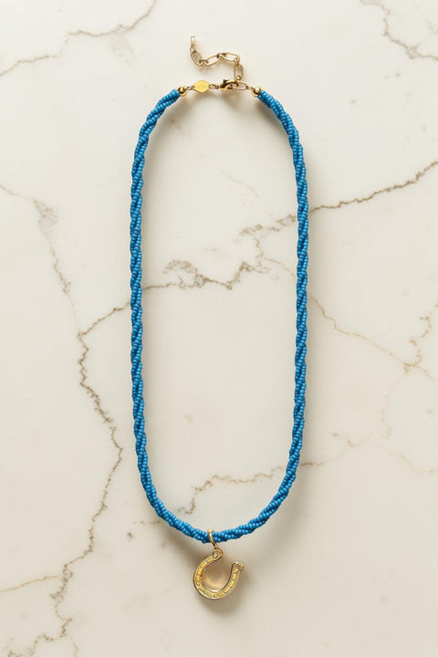 Halskjede - Lady Lucky Faded Denim