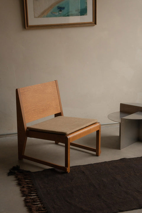 Lenestol - Easy Chair 01 Warm Brown Birch