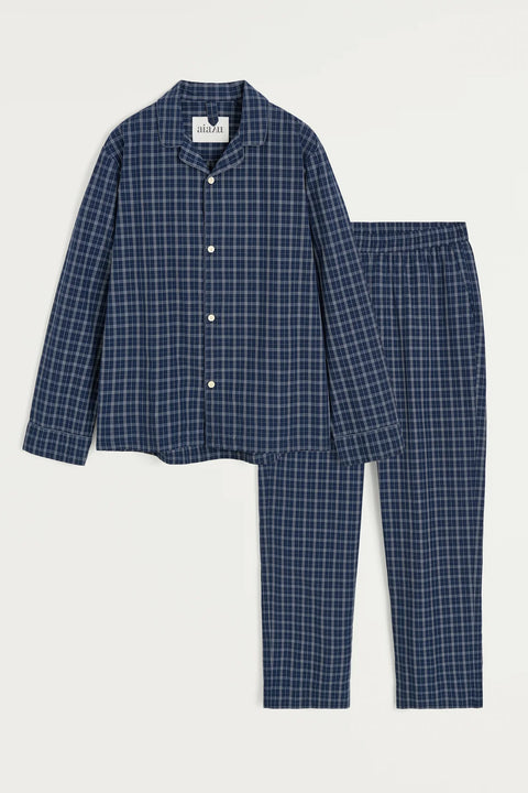 Pyjamas - Classic Check Mix Navy