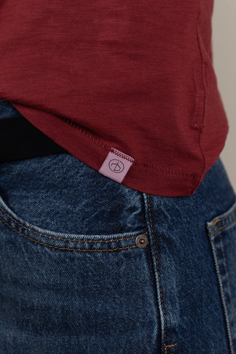 T-Skjorte - The Slub Tee Pomegranate