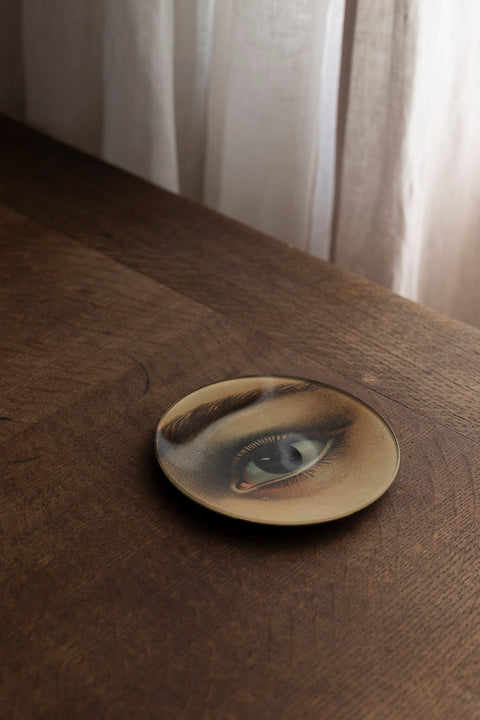 Glassfat - Decoupage Eye Round