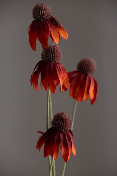 Blomst - Solhatt H80cm Oransje