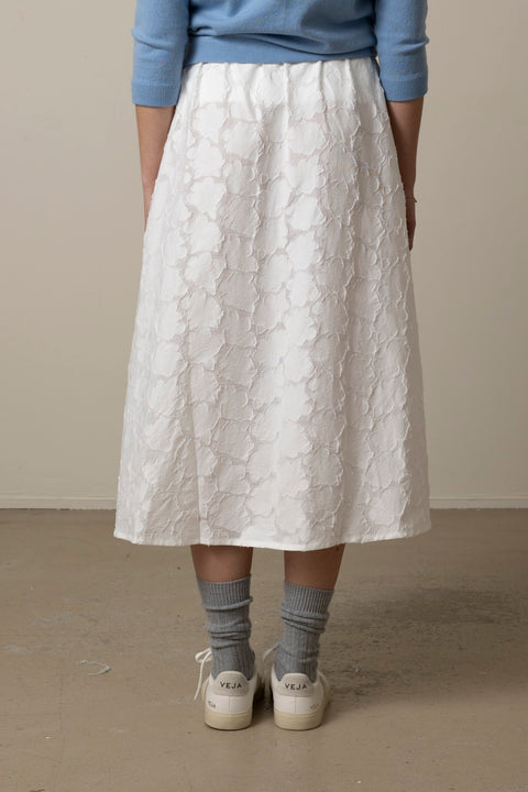 Skjørt - Skirt Laceflower White