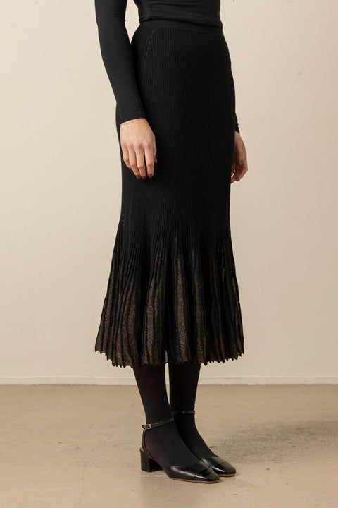 Skjørt - Vera Midi Skirt Noir