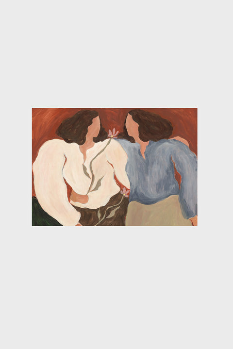 Plakat - Blooming Up Together 50x70 cm