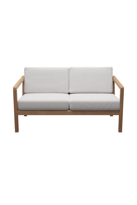 Utesofa - Virkelyst 2-Seter Teak/Cloud White