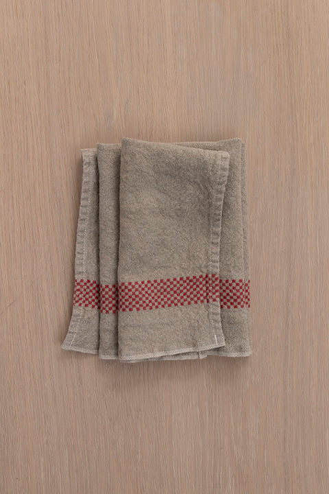 Kjøkkenhåndkle - Lustucru Linen/Red