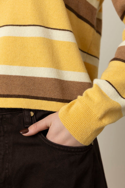 Genser - Cropped Stripe Rugby Sole Combo