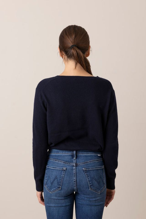 Genser - Weekend V-Neck Coastal Blue