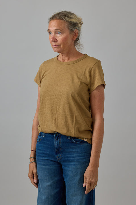 T-Skjorte - The Slub Tee Khaki