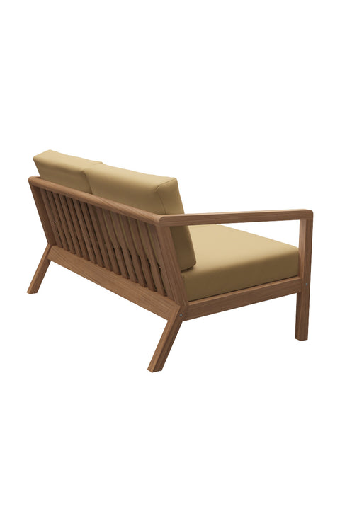 Utesofa - Virkelyst 2-Seter Teak/Honey Yellow