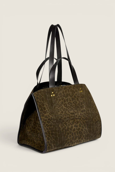 Veske - Leon Imprime Leopard Kaki