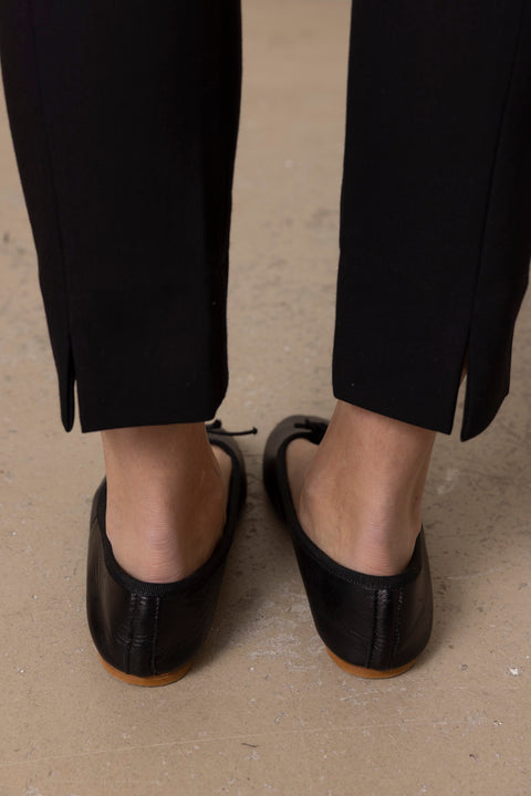 Bukse - Stitch Front Seam Legging Black