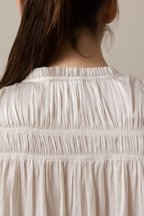 Topp - Agosta Flutter Sleeve Top Cowrie