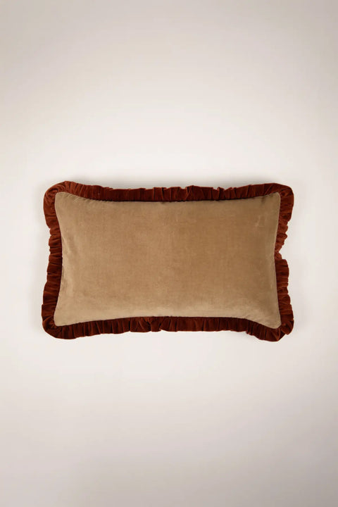 Putetrekk - Doris 30x50cm Beige/Rust