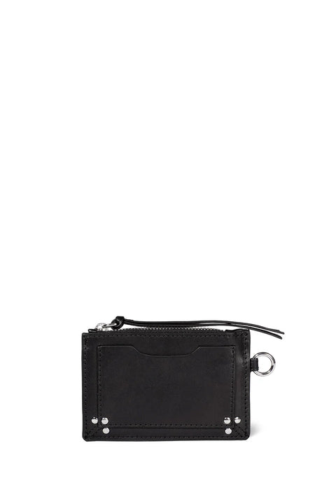 Lommebok - Lucky Porte Cartes Cowskin Noir Silver