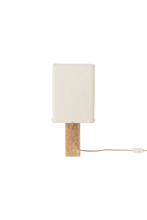 Bordlampe - Nonna H49cm Travertine/Sand