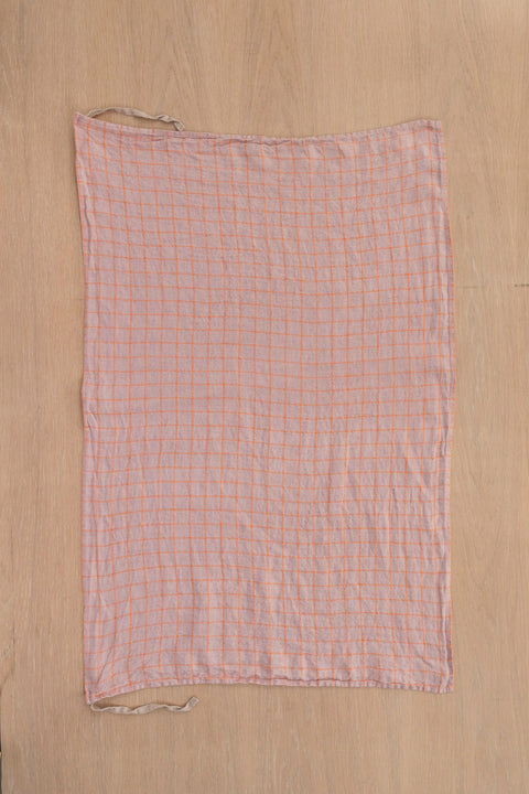 Kjøkkenhåndkle - Parma Orange Checks